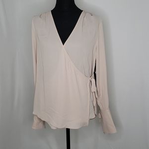 Trouve Wrap Blouse NWT